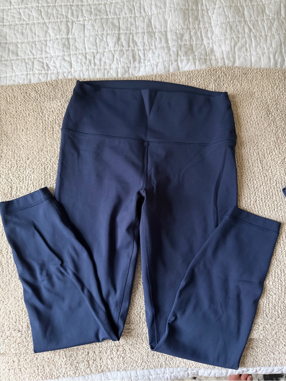90 Degree By Reflex Navy Blue High-Waist Leggings